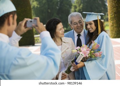 Family Photo At Graduation
