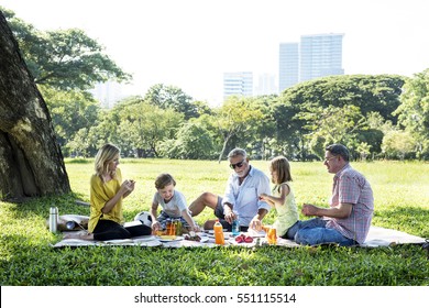 Family Picnic Outdoors Togetherness Relaxation Concept - Powered by Shutterstock