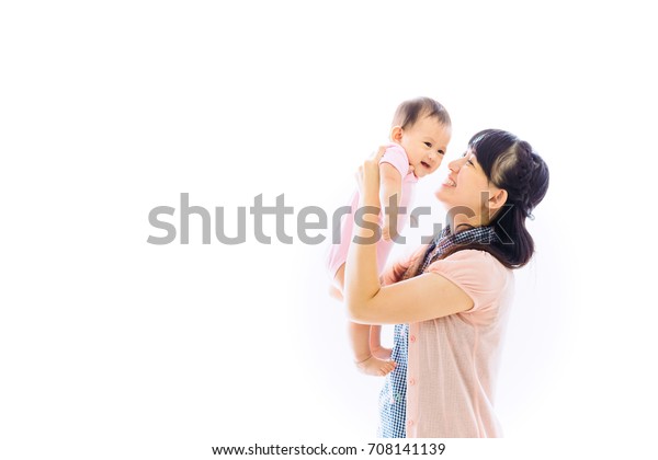 Family Portrait Asian People Picture On Stock Photo 708141139 ...