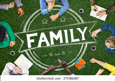 Family Relationship Parenting Generation Concept