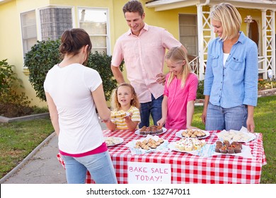 Family Running Charity Bake Sale