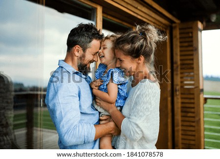 Similar – Fenster zum Glück Holzhaus