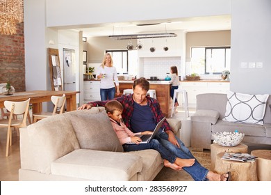 Family spending time together at home - Powered by Shutterstock