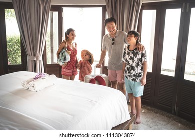 Family Staying At A Hotel