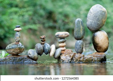 Family stone balance