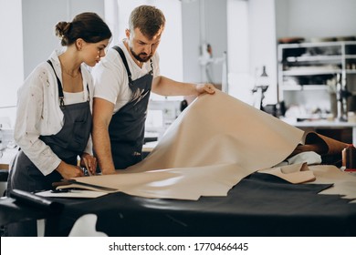 Family tailors having leather industry - Powered by Shutterstock