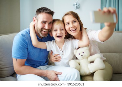 Family Taking Selfie