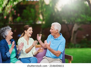 With family, theres never a dull moment. Shot of a senior couple spending time with their daughter.