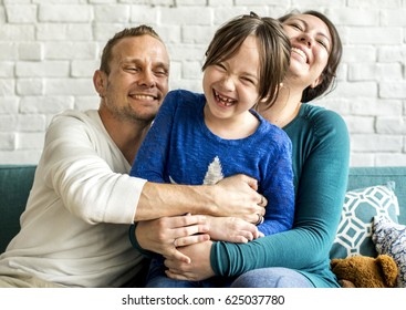 Family Together Cuddling Love Happy