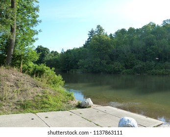 Family Trip Down The Boardman River In Michigan 