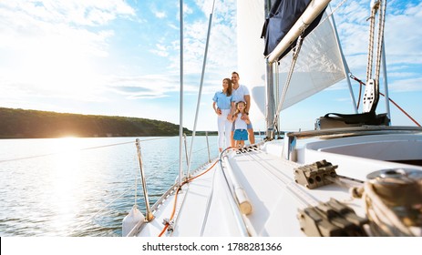 Catamaran Sailing Family Hd Stock Images Shutterstock