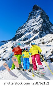 Family Winter Ski Holidays In Zermatt, Switzerland