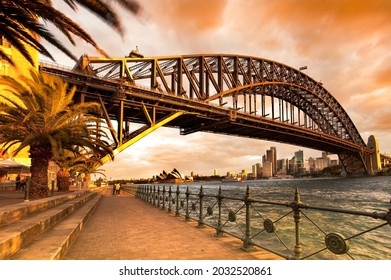 Le célèbre arc du Sydney Harbour Bridge Australia