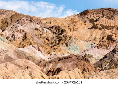 Famous Artists Palette In Death Valley National Park, USA