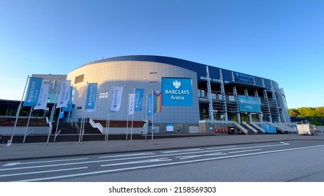 Famous Barclays Arena in Hamburg - CITY OF HAMBURG, GERMANY - MAY 14, 2022