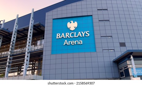 Famous Barclays Arena in Hamburg - CITY OF HAMBURG, GERMANY - MAY 14, 2022