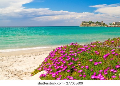 The Famous Beach At Halkidiki Peninsula, Greece