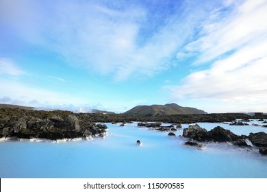 The Famous Blue Lagoon Near Reykjavik, Iceland