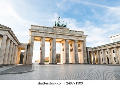 The Famous Brandenburg Gate In Berlin. Germany