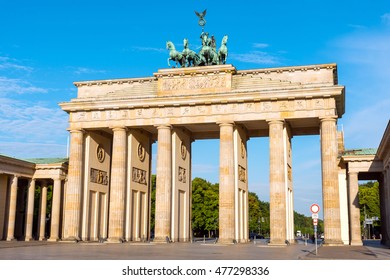 The Famous Brandenburg Gate, Berlin's Most Visited Landmark, Germany