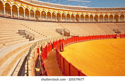 The Famous Bull Arena Of Seville, Spain