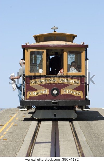 Famous Cable Car San Francisco California : Stockfoto ...