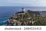 Famous Cape Point At Cape Town In South Africa. Table Mountain National Park. Famous Cape Point. Cape Town At South Africa. Tourism Travel. Stunning Skyline. Coastal landscape. South Africa Landscape.