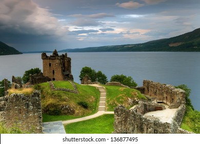 Famous Castle Of Loch Ness 
