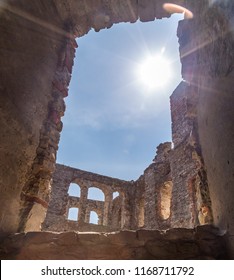 famous castle ruins Stock Photo