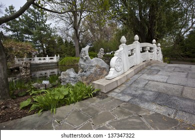 Famous Chinese Gardens At Missouri Botanical Gardens In Saint Louis Mo.