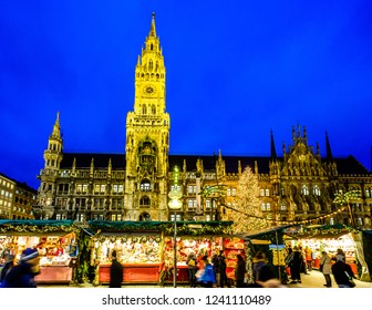 Famous Christmas Market In Munich - Germany