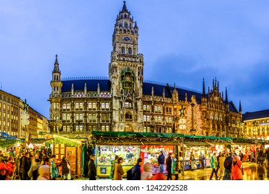 Famous Christmas Market In Munich - Germany