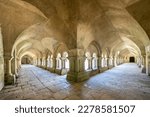 Famous Cistercian Abbey of Fontenay, France