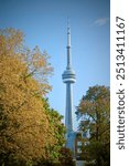 The famous CN Tower observation deck in the downtown core of the Capital city the Province.