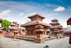The Famous Durbar Square In Kathmandu Valley, Nepal.