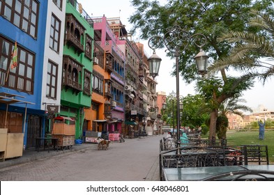 The Famous Food Street Opposite To Badshahi Mosque, Lahore, Punjab, Pakistan On 29th May 2017