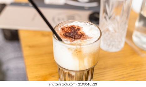 Famous Frozen Cappuccino Coffee In Greece