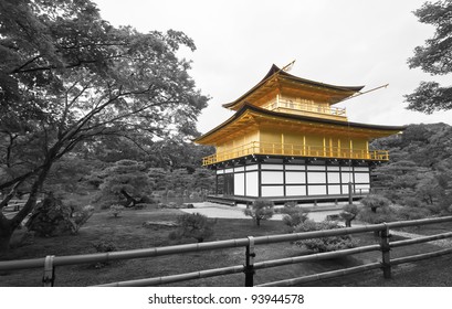 Famous Golden Temple In Japan