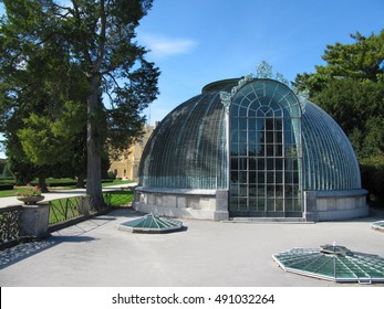 Famous Greenhouse in the Lednice Castle/Lednice, Czech Republic - September 29, 2011: Famous Greenhouse in the Lednice Castle, Moravia, South Moravia, Czech republic