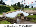 The famous historic Bridge of Boyaca in Colombia. The Colombian independence Battle of Boyaca took place here on August 7, 1819.