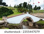 The famous historic Bridge of Boyaca in Colombia. The Colombian independence Battle of Boyaca took place here on August 7, 1819.