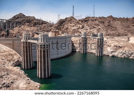 The famous Hoover Dam near Las Vegas, USA