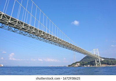Berühmte riesige Brücke in der Präfektur Yamaguchi, Japan