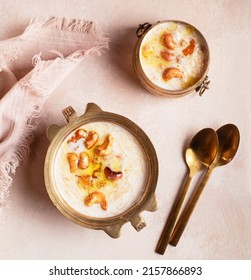 Famous Indian Dessert Vermicelli Kheer Or Semiya Payasam