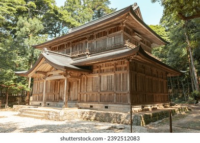 Famous japanese temples in Izumo city in Shimane Prefecture. Izumo Taisha (出雲大社) is one of Japan's most important shrines, located in Izumo, Shimane Prefecture.