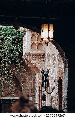 Famous Juliet's Balcony in Verona