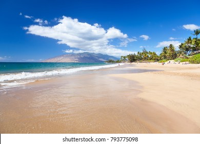 The famous Kamaole Beach in Kihei Maui, Hawaii.