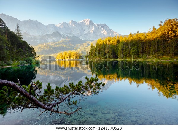 Famous Lake Eibsee Best Place On Stock Photo Edit Now 1241770528 Images, Photos, Reviews