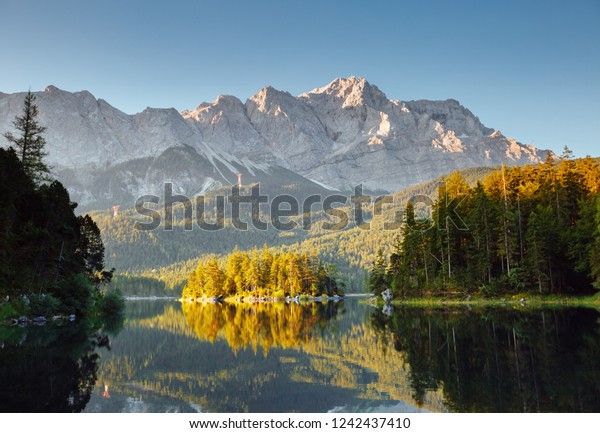 Famous Lake Eibsee Best Place On Stock Photo Edit Now 1242437410 Images, Photos, Reviews