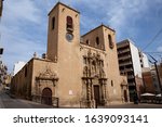 Famous landmark Basilica de Santa Maria, Saint Mary church Alicante Valencia Costa Blanca Spain